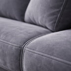 CloudMist Comfort 3-Seater Sofa – Premium Soft Fabric | Modern Minimal Design