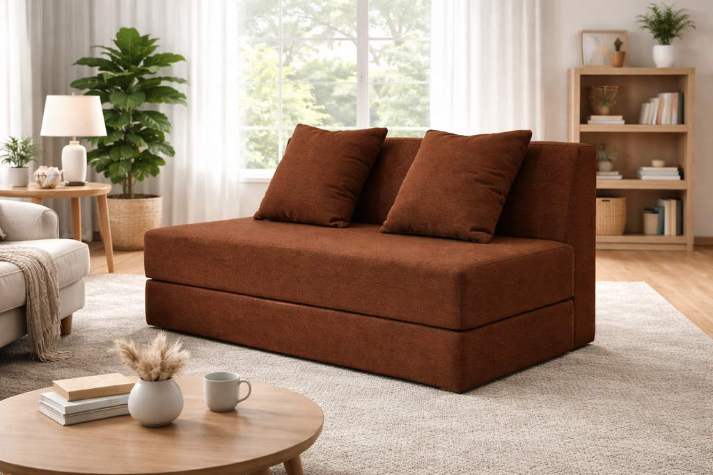 Moosa Fabric Premium 3-Seater Sofa – Modern Minimal Design | Ultra Comfort & Durable Build