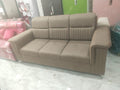 Beige High Back 3 Seater
