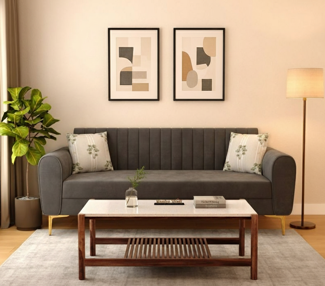 Medusa 3 Seater Fabric Sofa