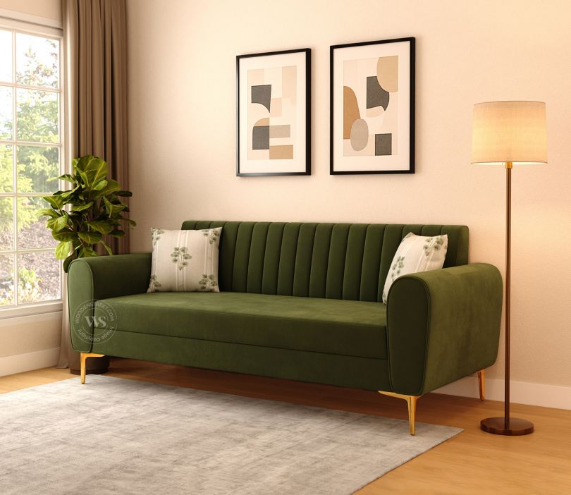 Medusa 3 Seater Fabric Sofa
