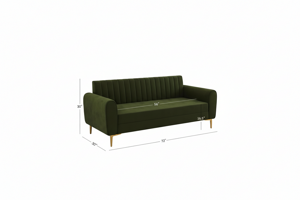 Medusa 3 Seater Fabric Sofa