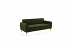 Medusa 3 Seater Fabric Sofa