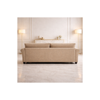 Harmony Comfort 3-Seater Sofa – Premium Beige Fabric | Classic Modern Design